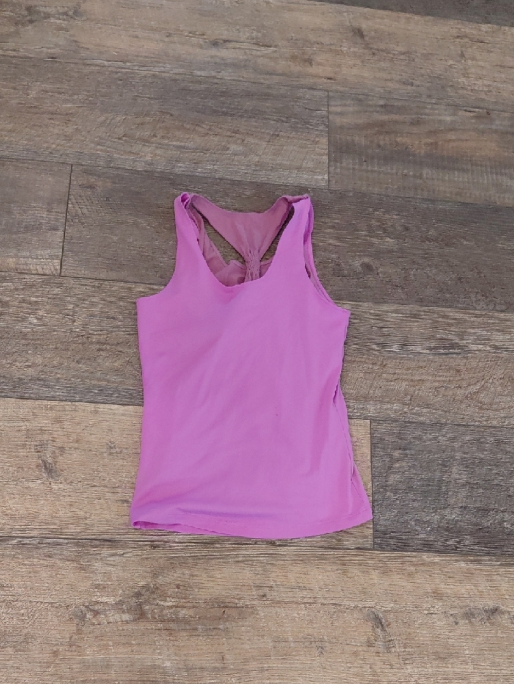 Girls Pink Racerback Tank Top - Picture 4 of 4